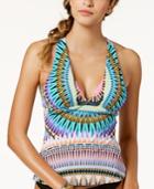 Bar Iii Sunburst Macrame Tankini Top, Created For Macy's Women's Swimsuit