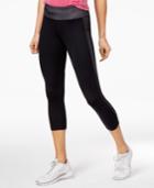 Tommy Hilfiger Sport Cropped Mesh-contrast Leggings, A Macy's Exclusive Style