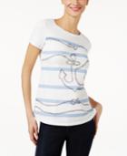 Weekend Max Mara Eufrate Anchor Graphic T-shirt