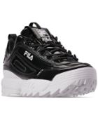Fila Women's Disruptor Ii Premium Patent Casual Athletic Sneakers From Finish Line