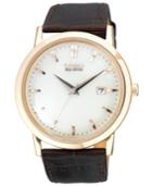 Citizen Watch, Men's Eco-drive Brown Leather Strap 40mm Bm7193-07b