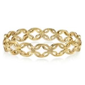 2028 Gold-tone Link Bangle Bracelet
