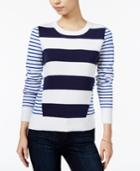 Maison Jules Striped Sweater, Created For Macy's