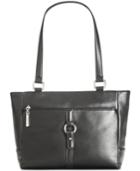 Giani Bernini Leather Ring Small Tote, Only At Macy's