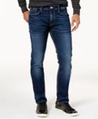 Guess Men's Slim-fit Harvest Blue Ripped Stretch Jeans