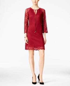 Jessica Simpson Lace Keyhole Shift Dress