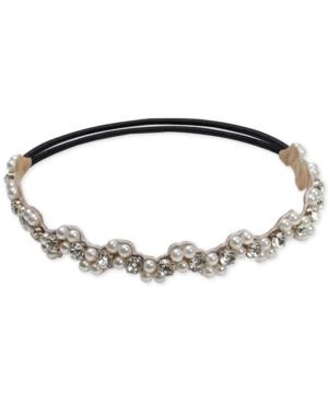 Deepa Imitation Pearl & Rhinestone Stretch Headband