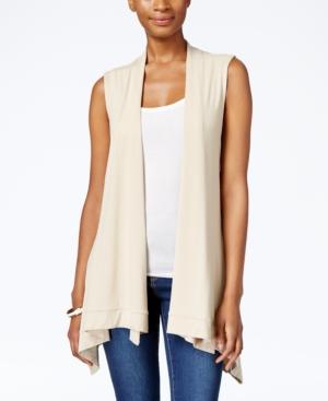 Jm Collection Handkerchief-hem Vest, Only At Macy's