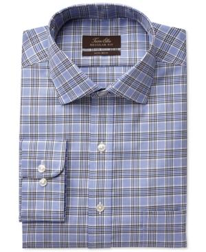 Tasso Elba Non-iron Glenplaid Dress Shirt, Only At Macy's