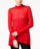 Lucky Brand High-low Turtleneck Top