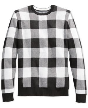 American Rag Plaid Jacquard Sweater