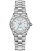 Citizen Women's Signature Diamond Accent Stainless Steel Bracelet Watch 28mm Ew2270-86d