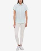 Tommy Hilfiger Cotton Camp Shirt, Created For Macy's