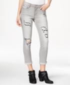 Suede Juniors' Andrea Dillon Patchwork Skinny Jeans