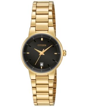 Citizen Women's Gold-tone Stainless Steel Bracelet Watch 27mm Eu6012-58e