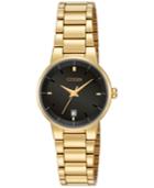 Citizen Women's Gold-tone Stainless Steel Bracelet Watch 27mm Eu6012-58e