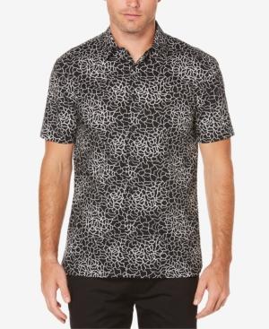 Perry Ellis Men's Geometric Web Shirt