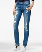 Tommyxgigi Venice Distressed Straight-leg Jeans