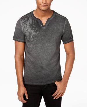 Buffalo David Bitton Men's Split-neck Henley T-shirt