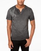Buffalo David Bitton Men's Split-neck Henley T-shirt