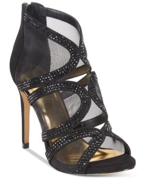 Thalia Sodi Fabiaa Mesh Caged Evening Sandals, Only At Macy's Women's Shoes