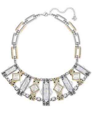 Swarovski Two-tone Crystal Statement Necklace