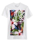 Young & Reckless Men's Block Logic Floral Graphic-print Logo T-shirt