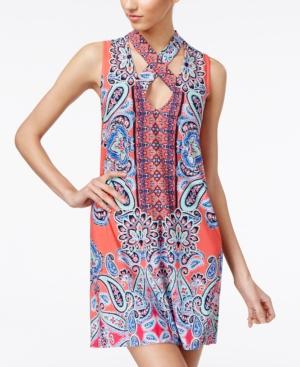 Trixxi Juniors' Crisscross Mini Dress