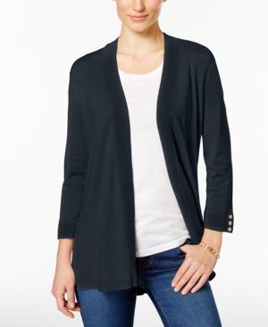 Charter Club Button-cuff Cardigan, Only At Macy's