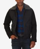 Nautica Men's Fleece-collar Bomber Jacket