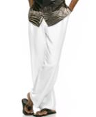 Cubavera Solid Linen-blend 32" Drawstring Pants