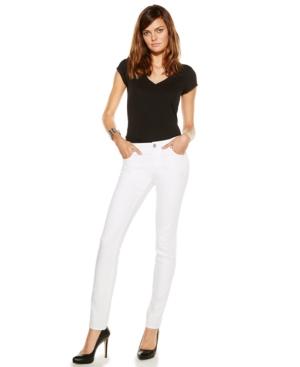 Inc International Concepts Curvy-fit Skinny Jeans, White Wash