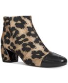 Nine West Joannie Block Heel Booties Women's Shoes