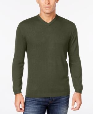 Weatherproof Men's Big And Tall V-neck Sweater, Only At Macy's