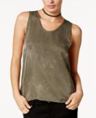 Project Social T Reese Frayed-trim Tank Top