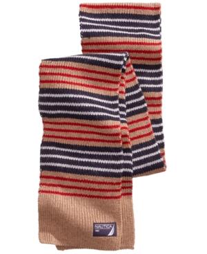 Nautica Men's Striped Skinny Scarf