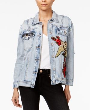 True Religion Rebelle Cotton Embroidered Trucker Jacket