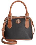 Giani Bernini Saffiano Mini Dome Convertible Satchel Crossbody, Only At Macy's