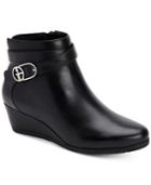 Giani Bernini Cherub Wedge Memory Foam Ankle Booties, Created For Macy's Women's Shoes