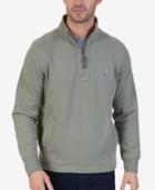 Nautica Men's Quarter-zip Fleece Sweatshirt
