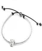 Boxer Head Bracelet In Sterling Silver