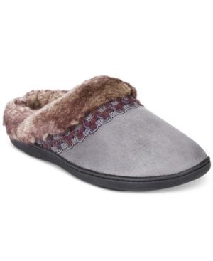 Isotoner Signature Microsuede Nikita Hoodback Slippers