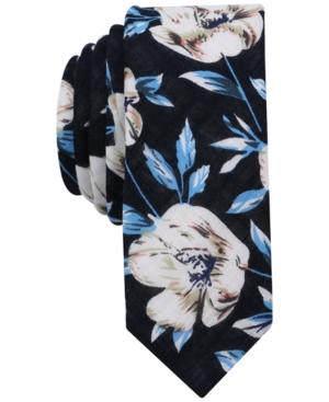 Original Penguin Men's Edgemont Floral Skinny Tie