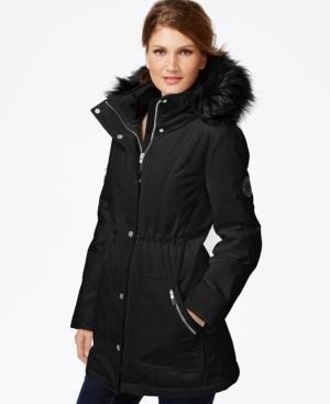 Calvin Klein Faux-fur-trim Anorak Parka