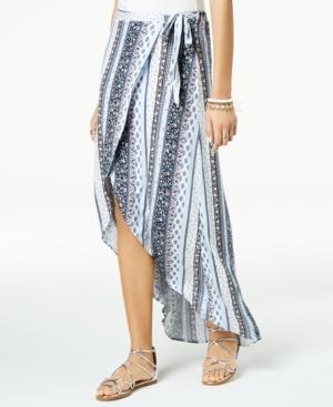 Ultra Flirt By Ikeddi Juniors' High-low Maxi Skirt