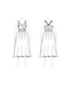 Customize: Switch To Midi Length - Fame And Partners V-neck 2-pc. Midi Dress