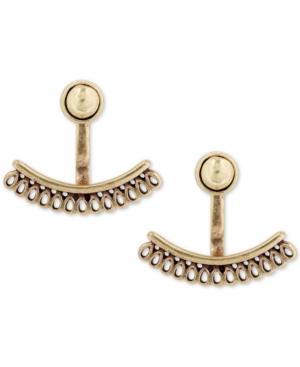 Lucky Brand Gold-tone Openwork Earring Jackets