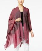 Eileen Fisher Viaggio Wool-blend Serape Poncho