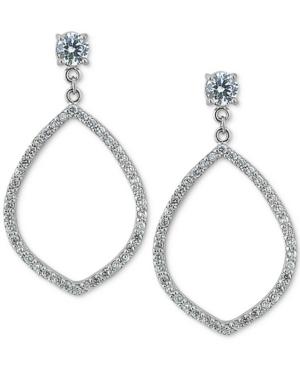 Giani Bernini Cubic Zirconia Pave Open Drop Earrings, Created For Macy's