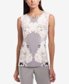 Calvin Klein Printed Hardware-embellished Top